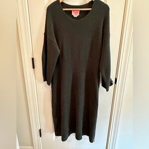 Kate Spade Dark Green Sweater Dress